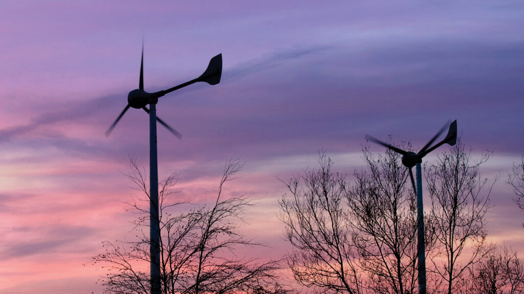 A win turbine