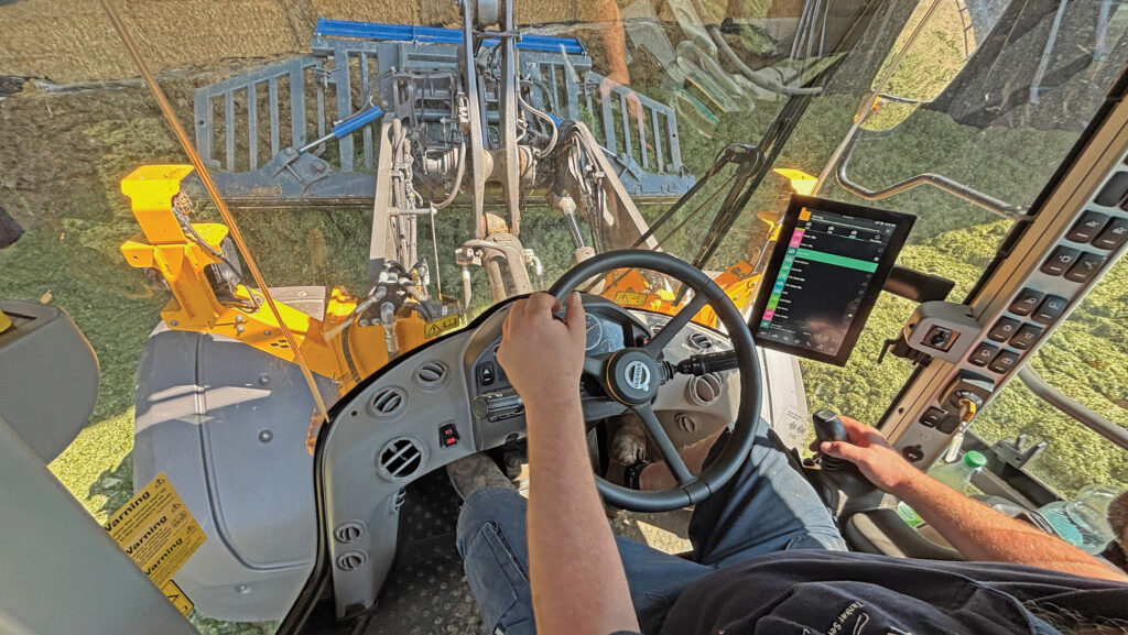 Cab interior