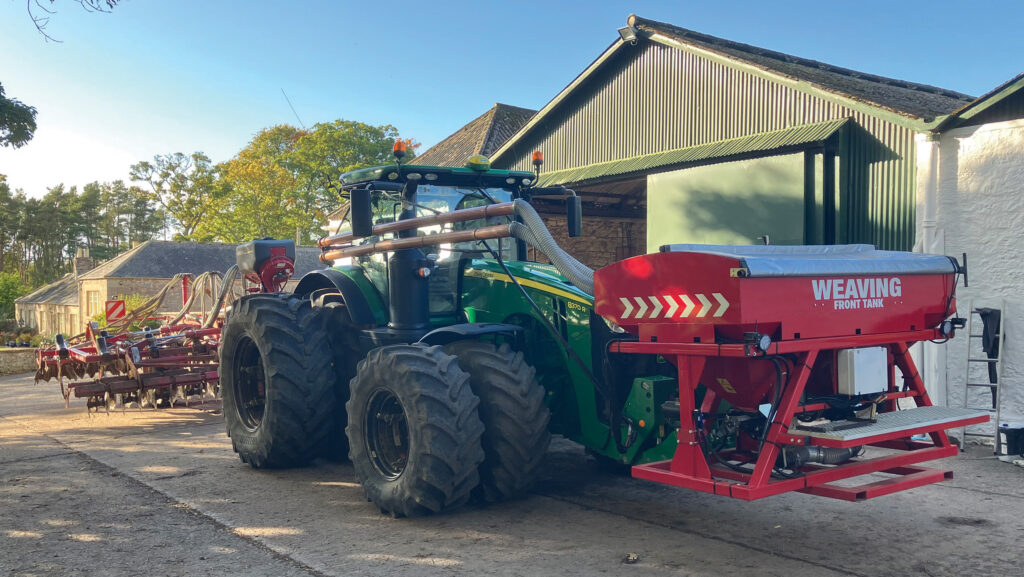 Drill and tractor