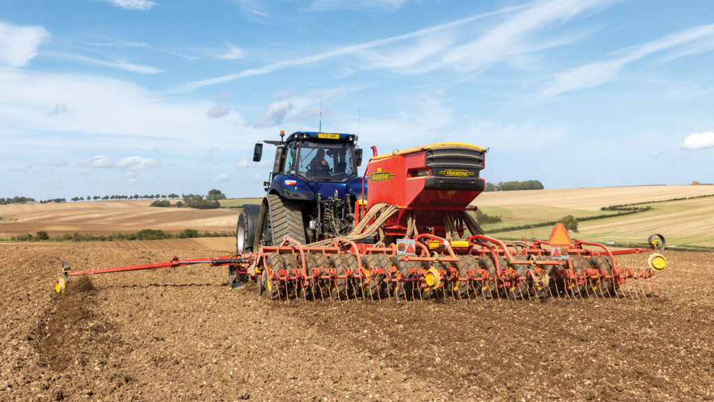 Drilling wheat