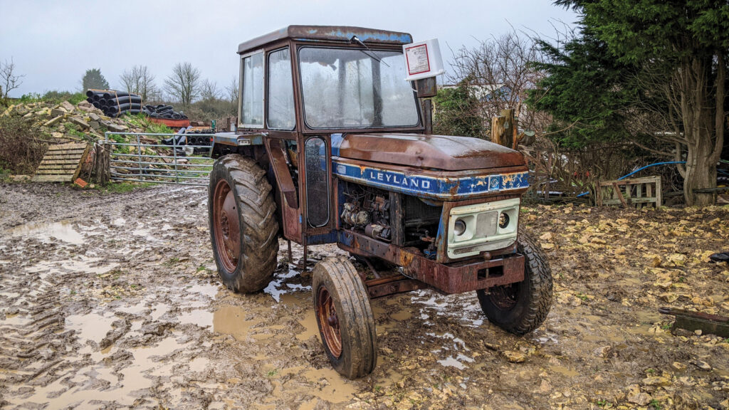The Leyland 255 before the  conversion 