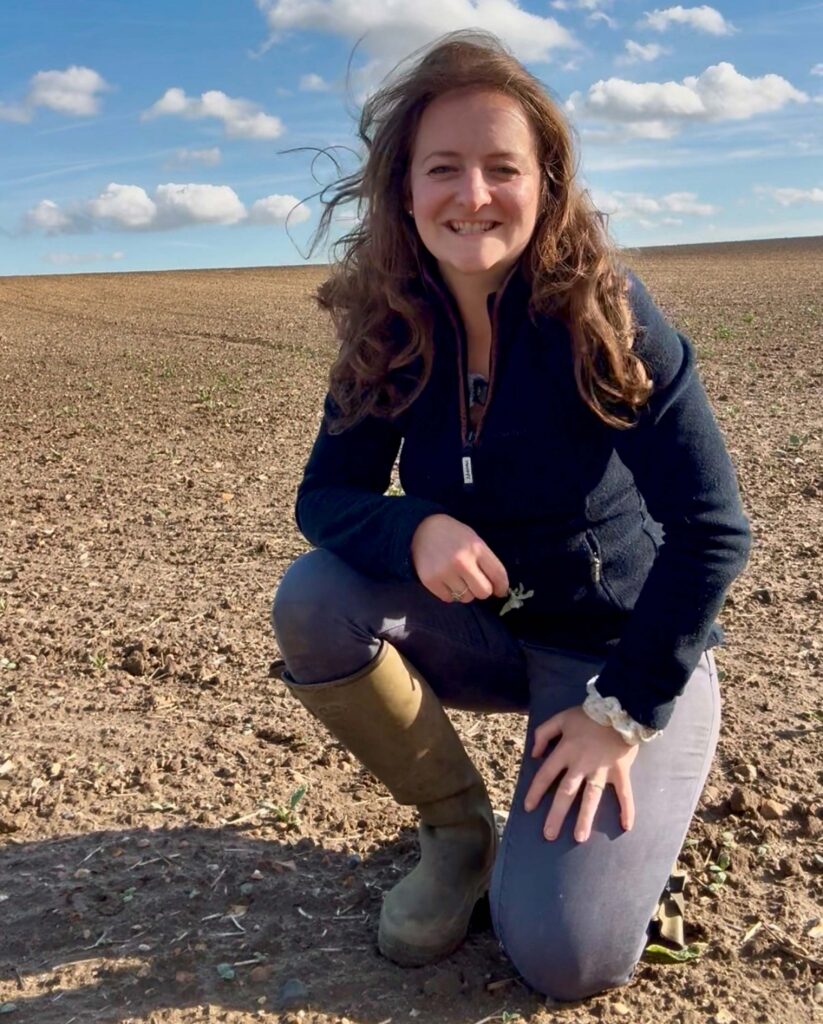 Lizzie Ecclestone in field