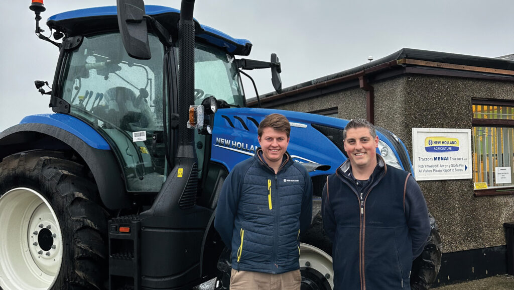 Two men and a tractor