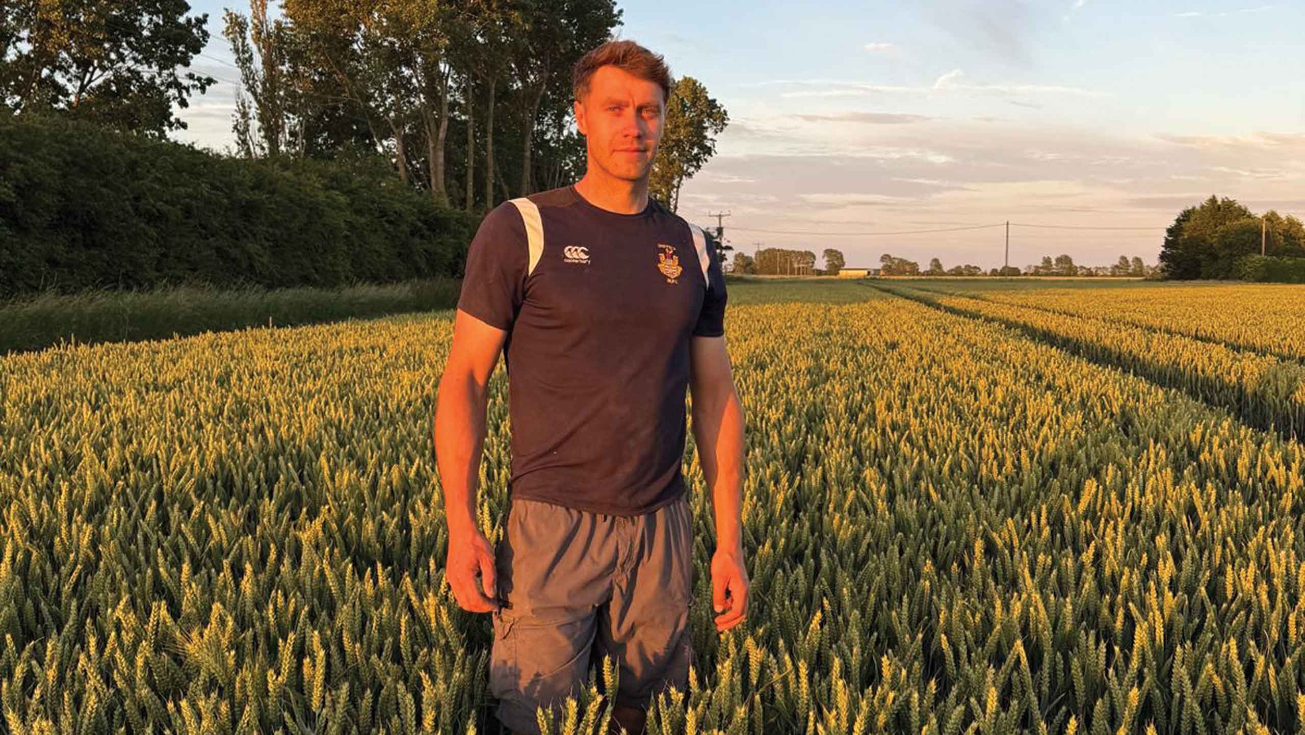 Tom Brankley in field