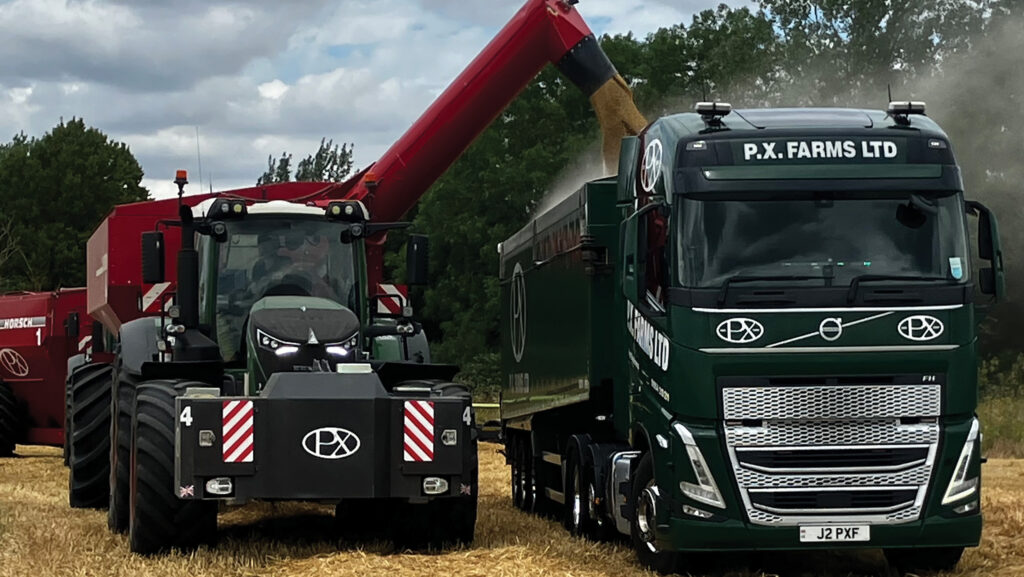 tractor and lorry