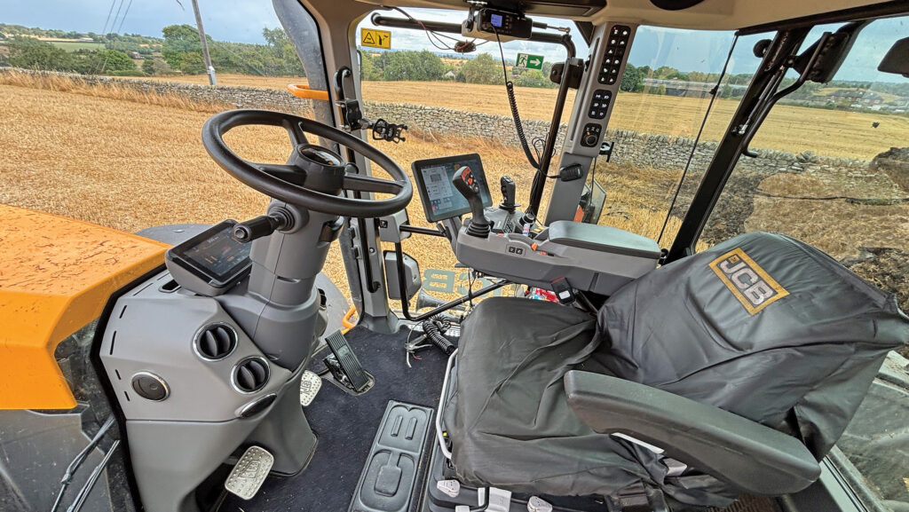 Cab interior