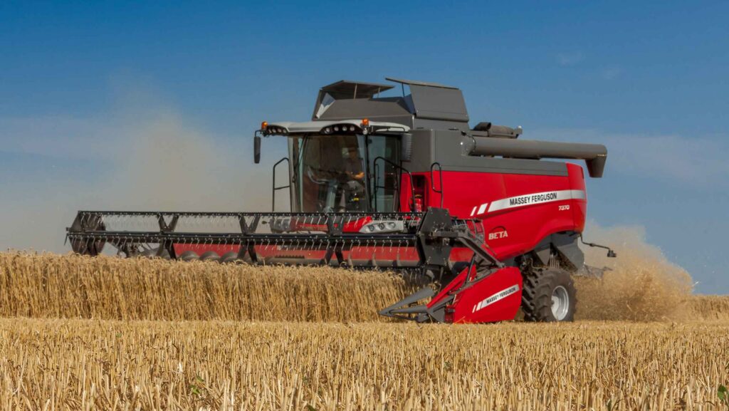 Almost all MF combines, like this 7370 Beta, get extra kit for a limited period © Massey Ferguson