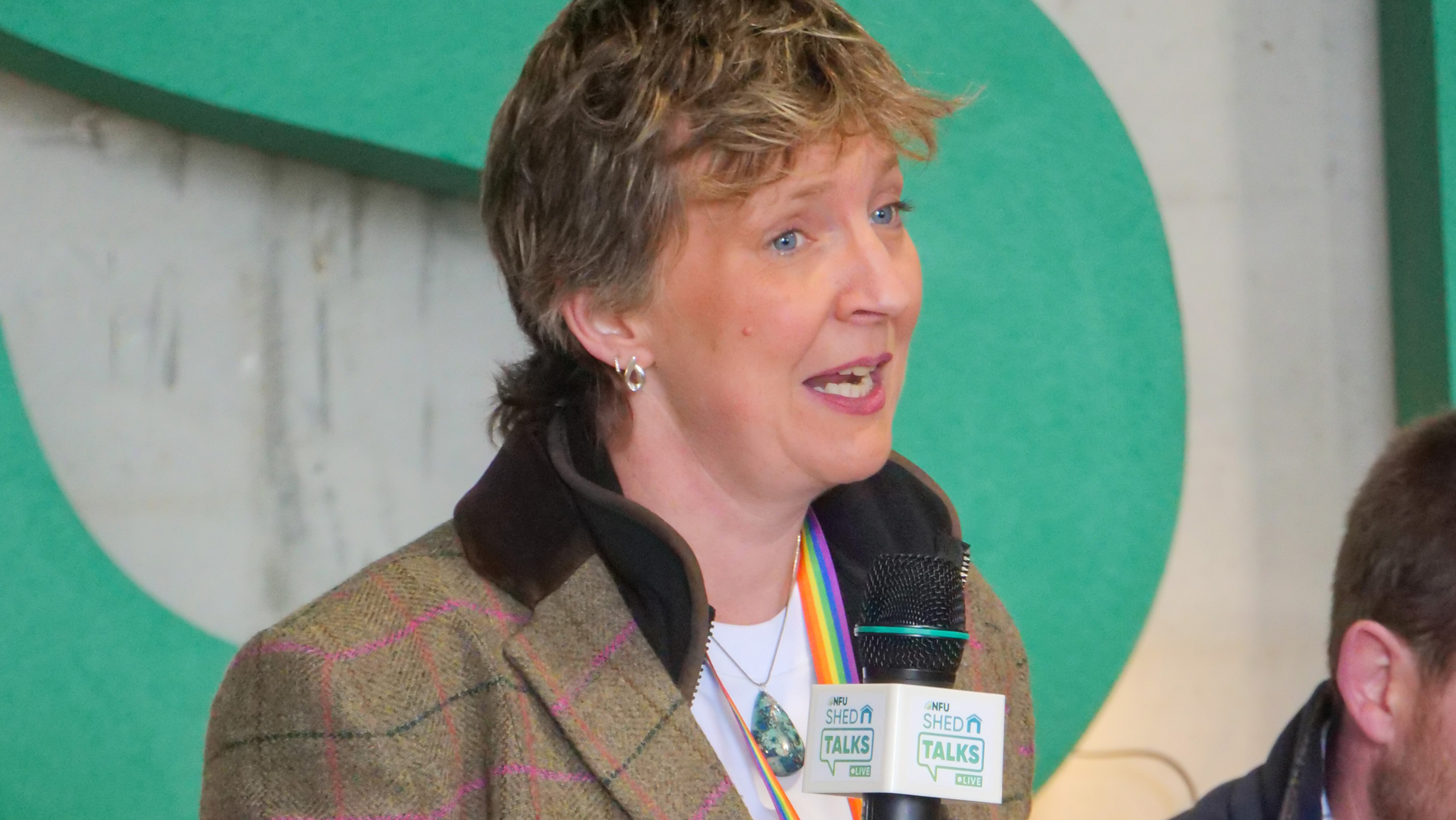 Sophie Throup speaking at NFU event