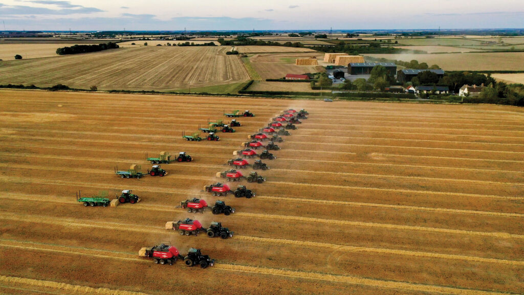 A fleet of machines