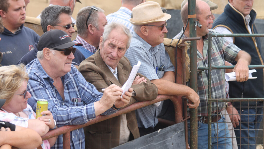Buyers at a mart