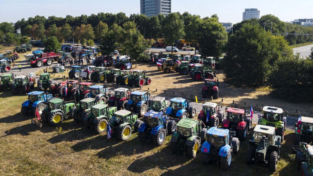 Tractor protest in Den Bosch, Netherlands © Alamy Stock