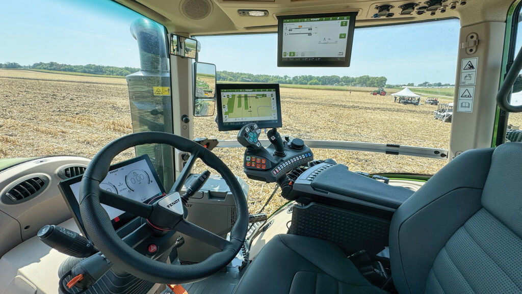 Cab interior