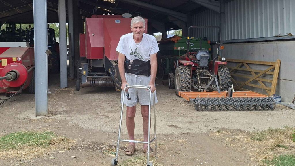 Hertfordshire arable farmer Will Dickinson is on a recovery mission © NFU