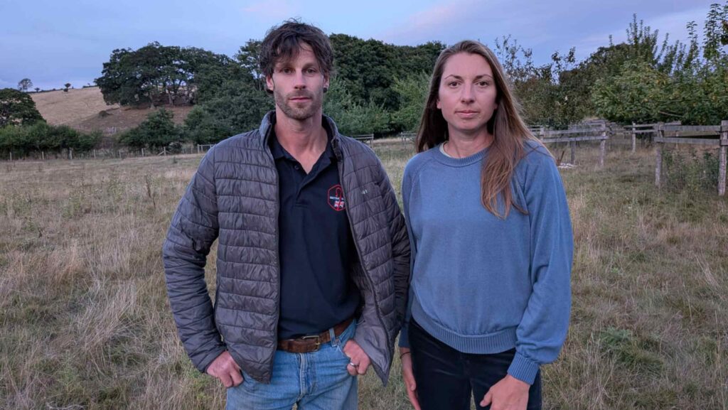 Holly Purdey with her husband, Mark Brewer © Holly Purdey