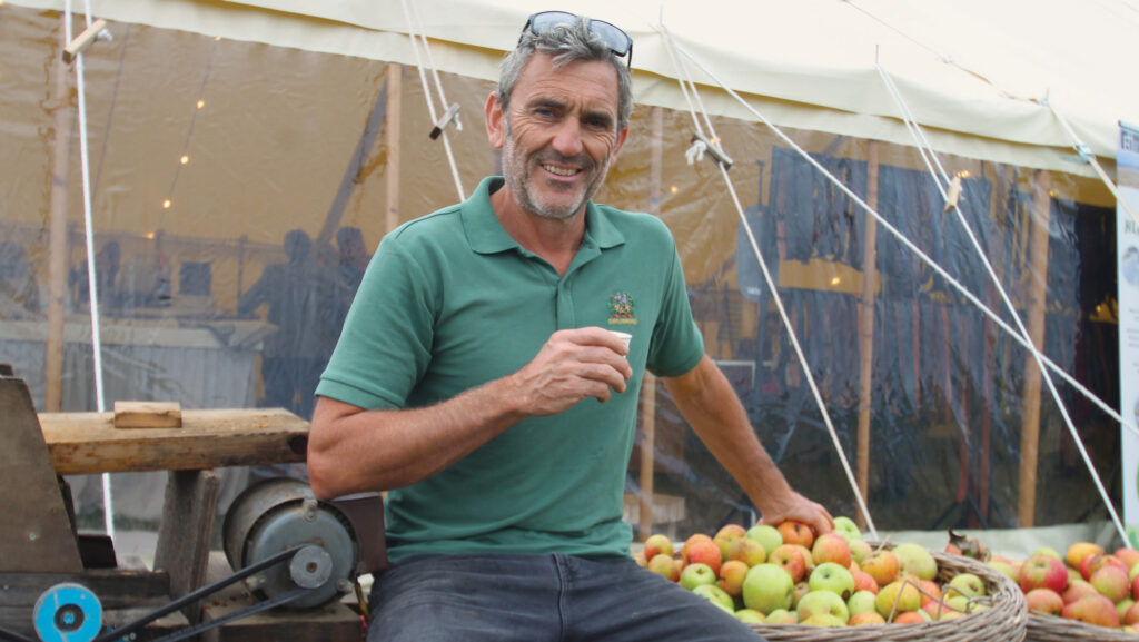 Head of market gardens at Daylesford, Jez Taylor
