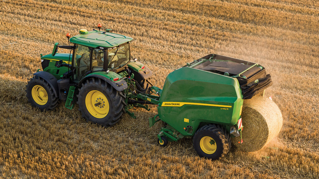 John Deere baler