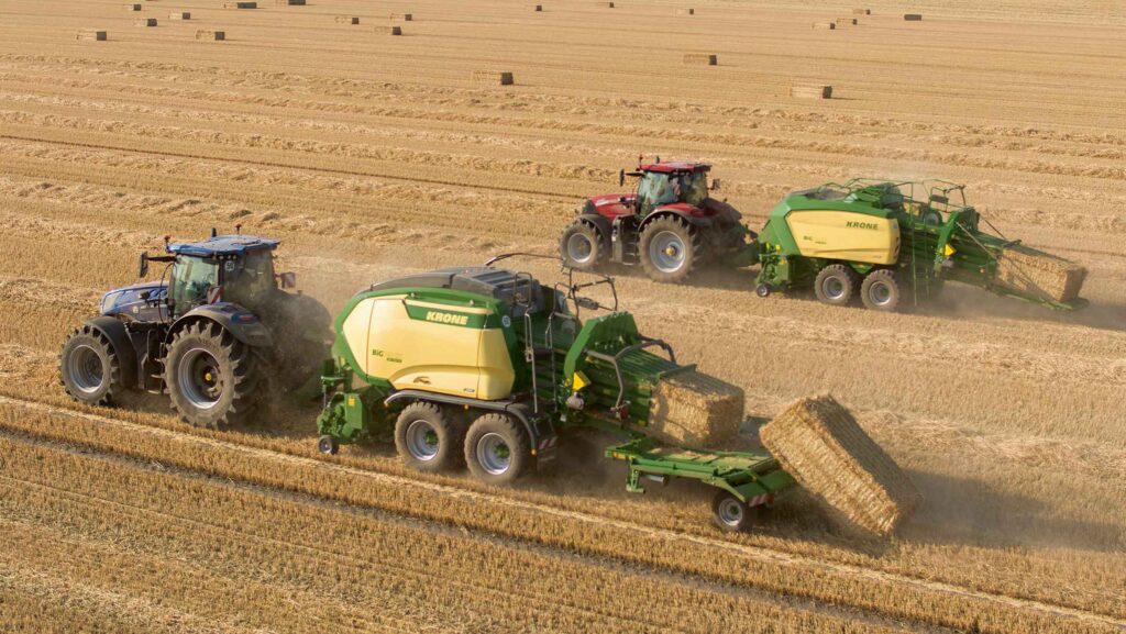 Higher-density HDP models have reinforced bale channel components © Krone