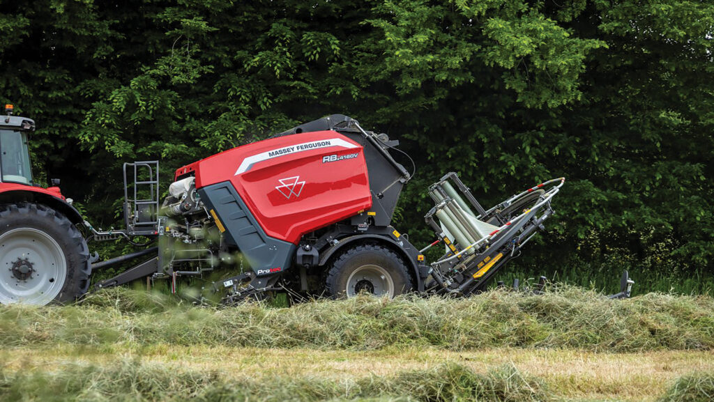 Massey Ferguson round baler