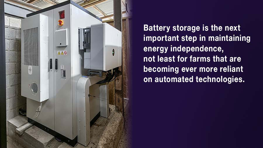 RI-ENERGYSET-3P-ESS-50-107 installed at College Farm Suffolk