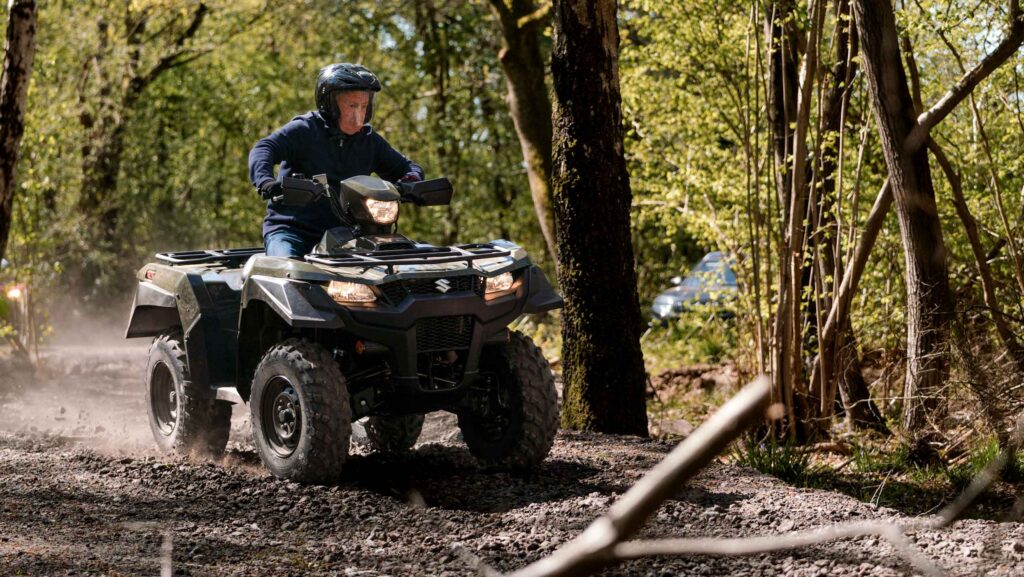 Suzuki has made its KingQuads harder to steal © Suzuki