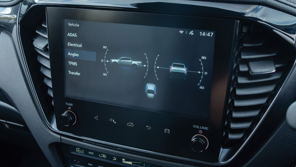 Isuzu D-Max touchscreen