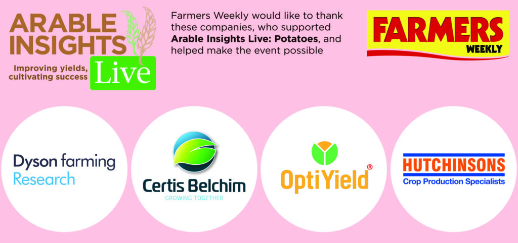 AI Live: Potatoes event and sponsor logos