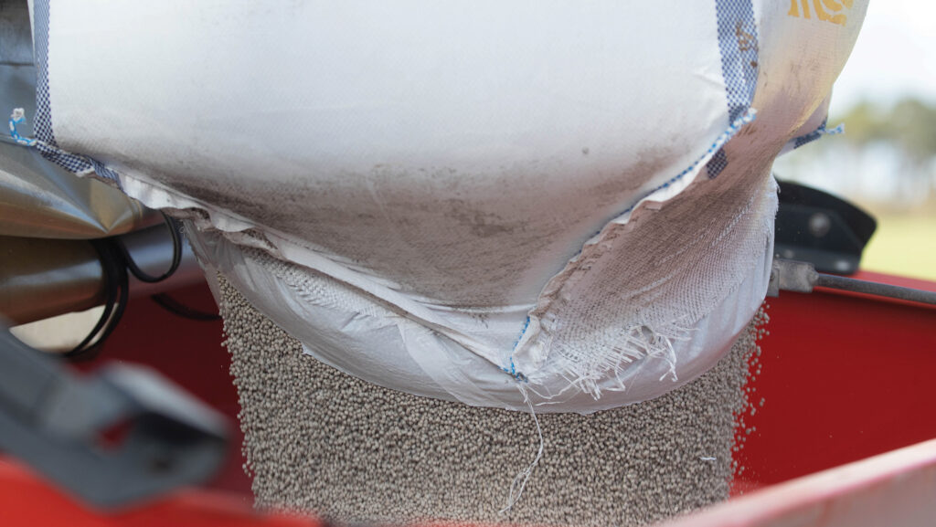 Bags of ammonium nitrate