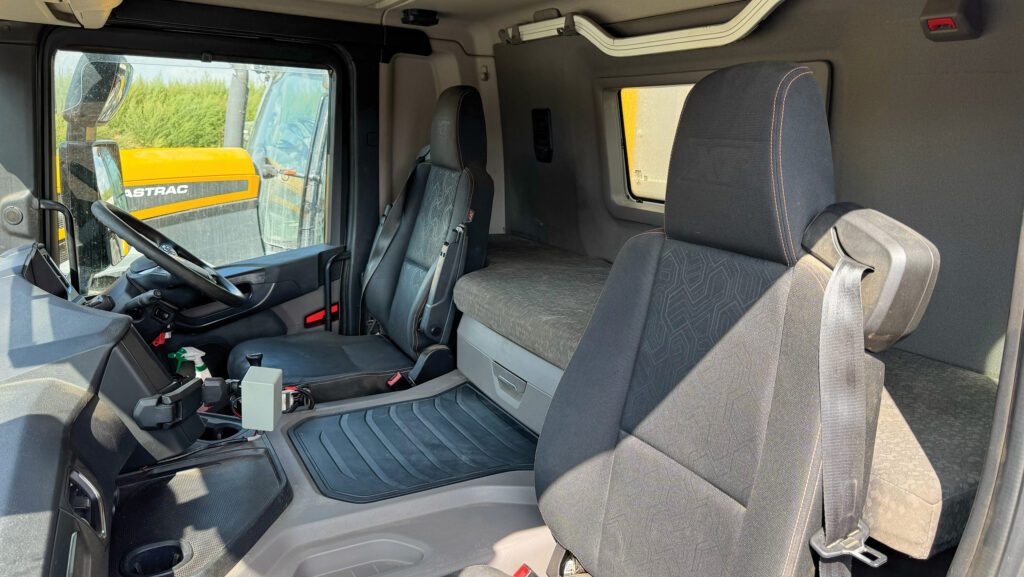 Bed in truck