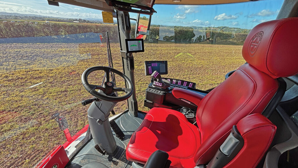 Cab interior