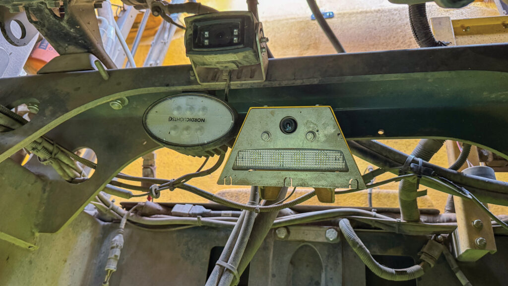 A camera in a machine
