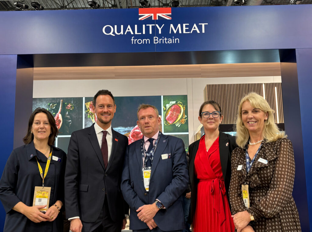 Defra minister Stephen Morgan at Sial