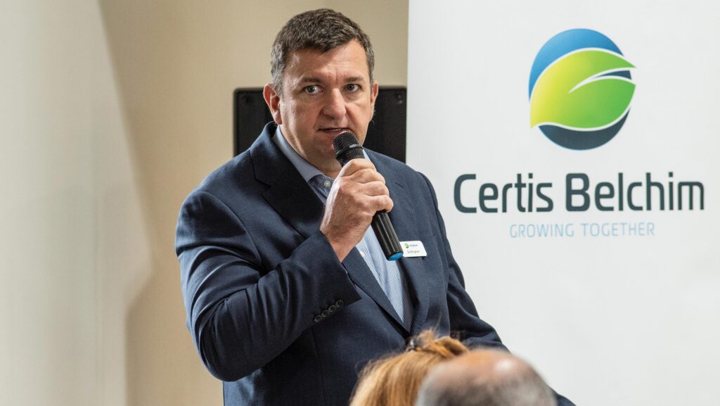 Ed Bingham speaking at Arable Insights Live