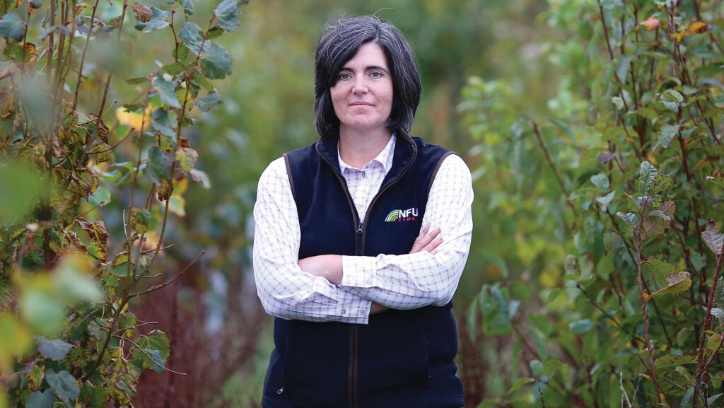 NFU Cymru president Abi Reader © NFU Cymru