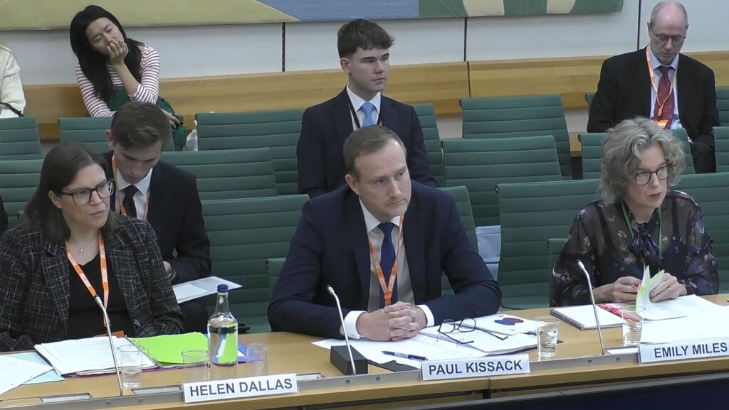 Helen Dallas, Paul Kissack and Emily Miles