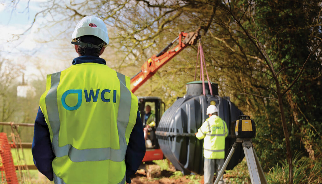 Septic tank installation © WCI