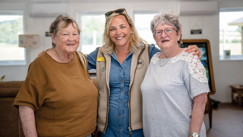 Val Dyson, Holly Bainbridge and Ruth Young