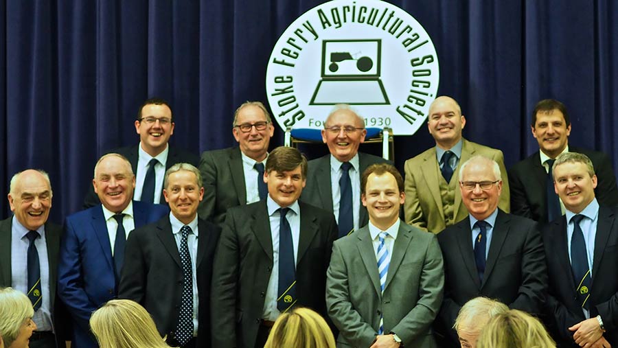 Will at Stoke Ferry Agricultural Society dinner