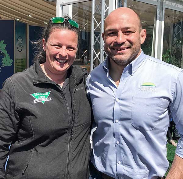 Rory Best and Helen Davies at Balmoral Show 2018 © Robert Smith