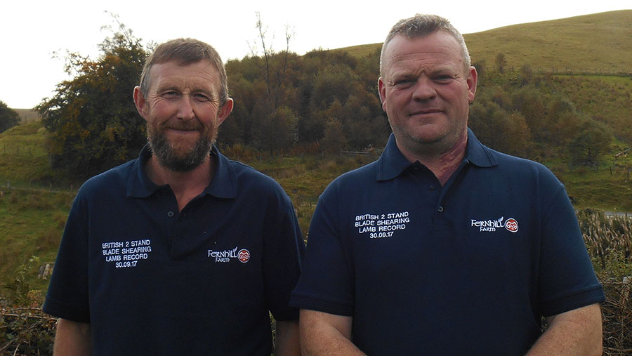 Gareth Owen (left) and Clive Hamer © British Wool