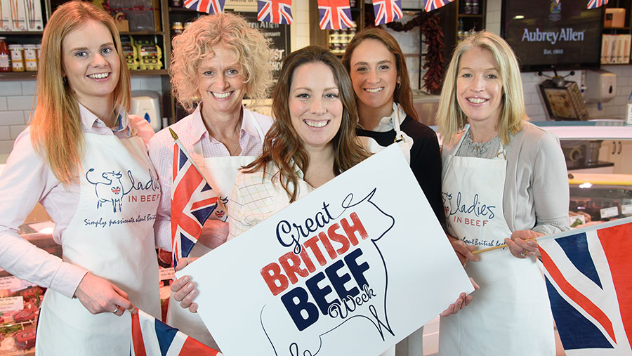 Ladies in Beef promote British Beef Week - Farmers Weekly
