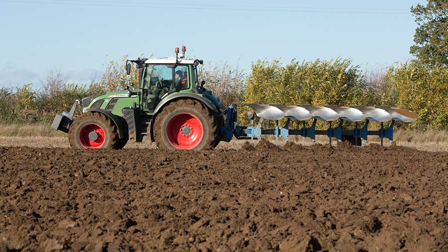 Ploughing in winter © Tim Scrivener