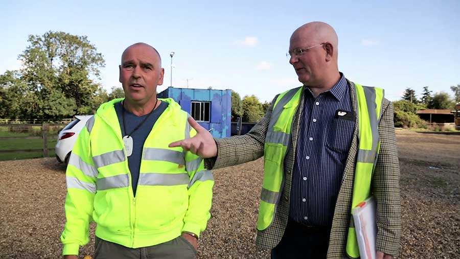 John Dale (left) and Derek Burgoyne (right) 