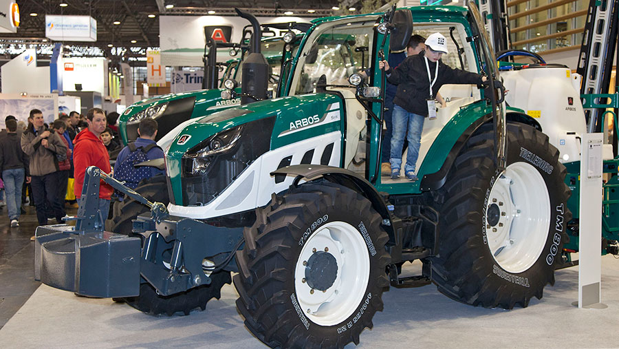 The Arbos 5115 tractor