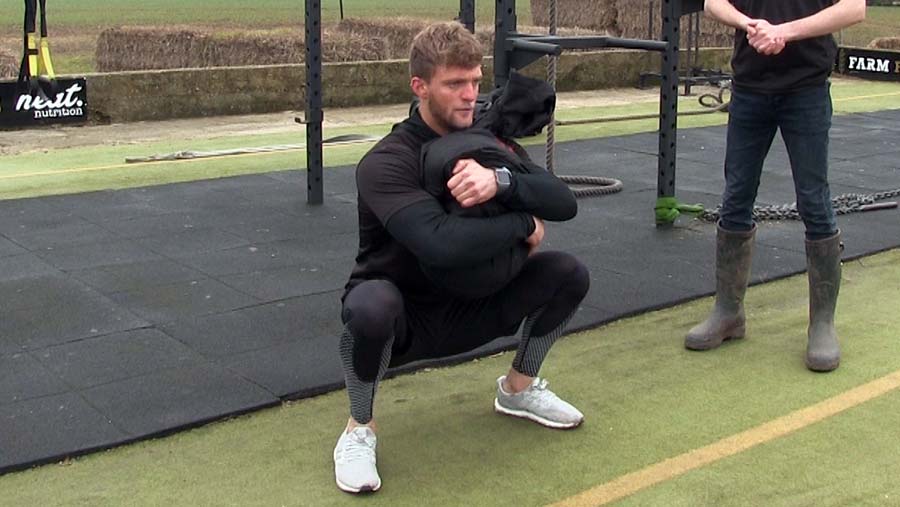 Tom Kemp squat exercise