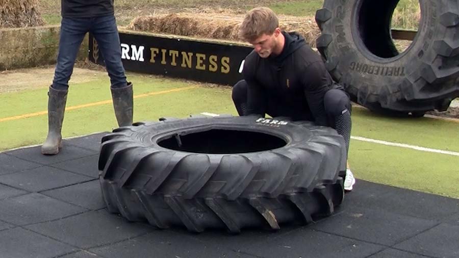 Tom Kemp tyre flip exercise