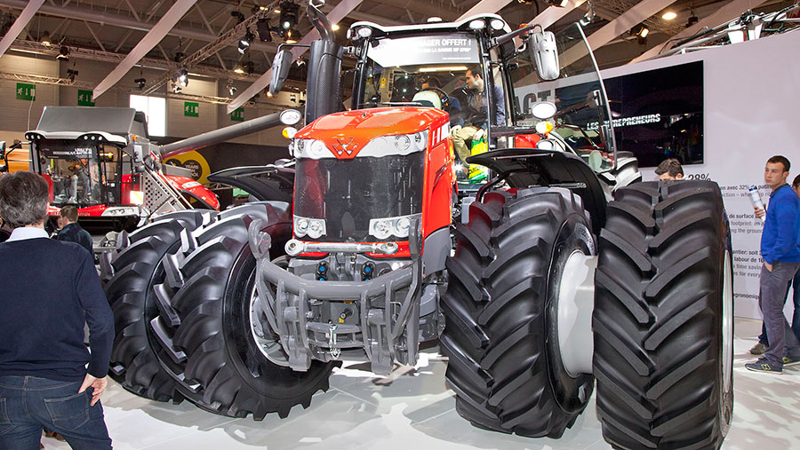 MF 8740 tractor