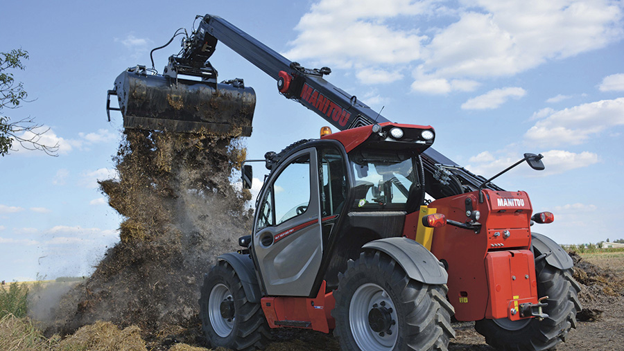 Manitou telehandler