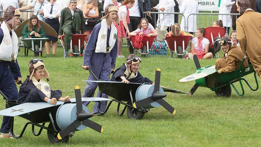  RAF wheelbarrow relay