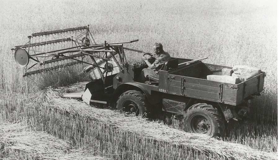 Early Unimog tractor