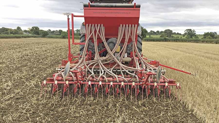 Drilling into stubbles